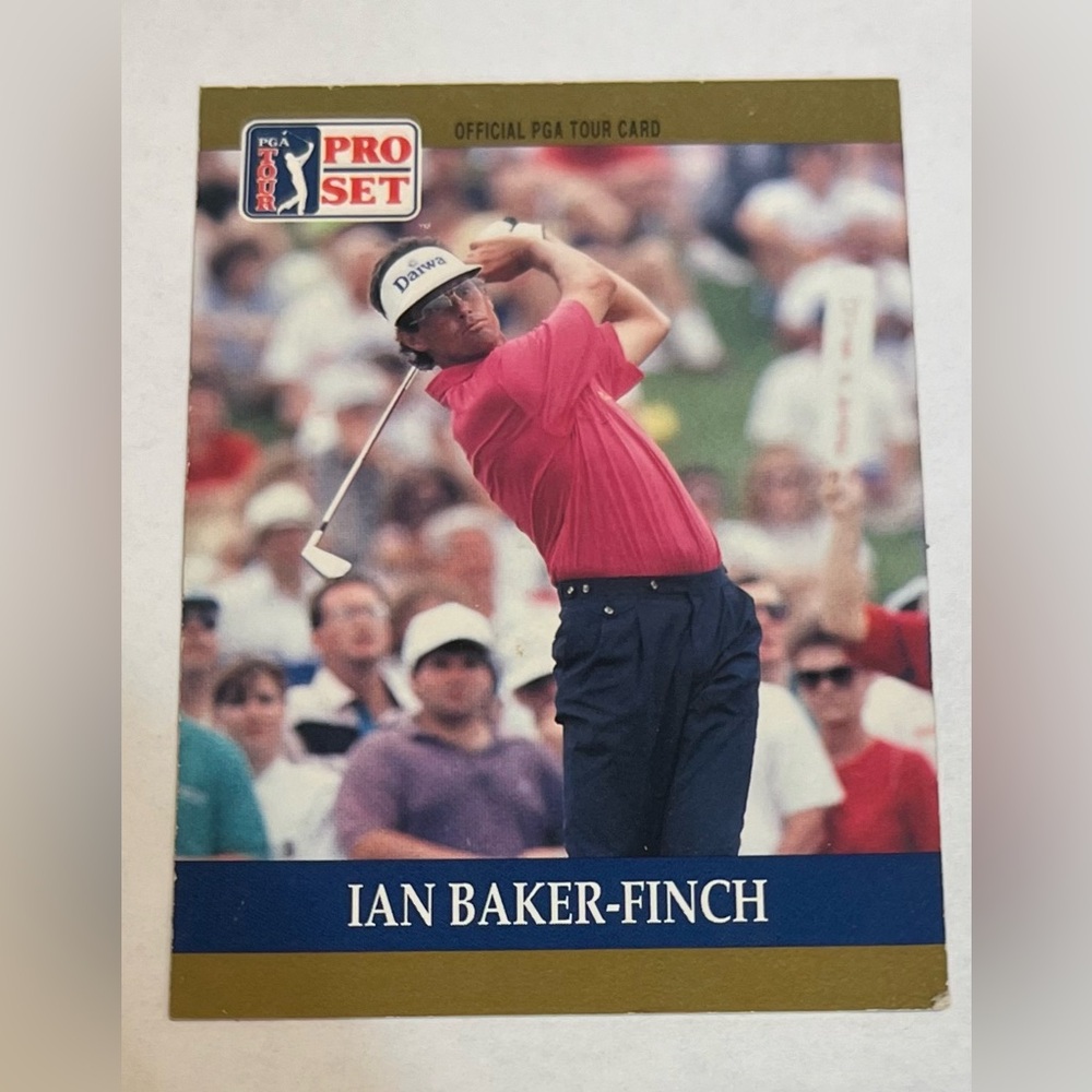 Trading card golf 1990 PGA Tour Pro Set # 47 Ian Baker - Finch